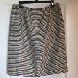 Calvin Klein metallic midi skirt